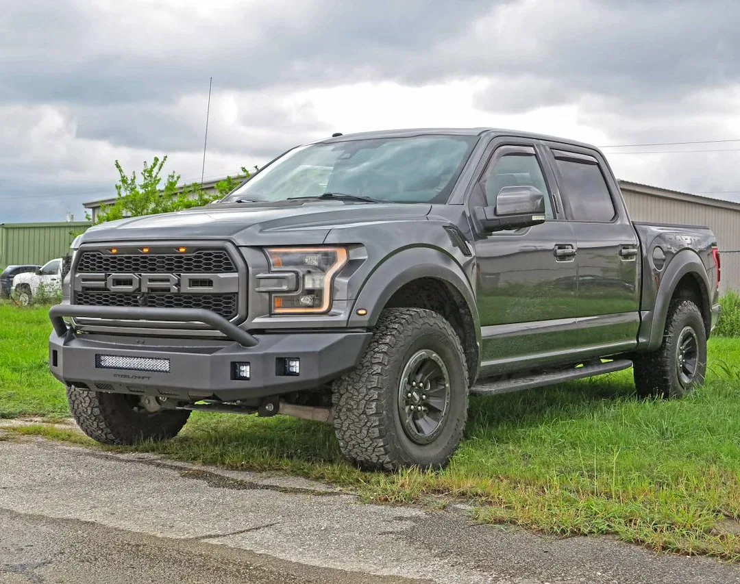 71-11425HP – STEELCRAFT Bumper, One Piece Design Direct Fit Mounting Hardware Included With Bull Bar Without Winch Mo...